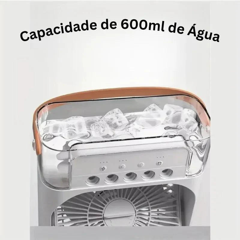 Climatizador De Ar Ventilador Umidificador Portátil